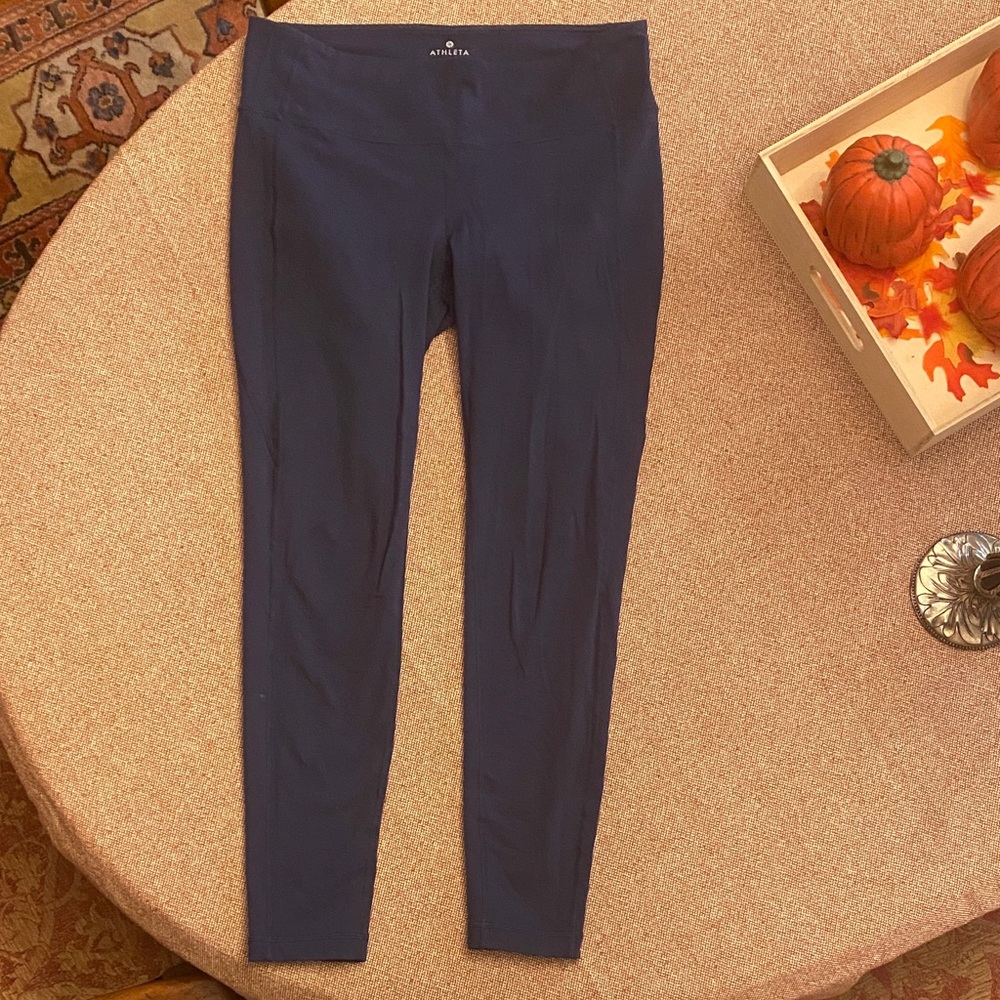 Athleta Deep Blue Leggings Large